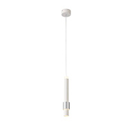 SL1591.503.01 Светильник подвесной ST-Luce Белый, Алюминиевый/Белый LED 1*6W 36° 3000K Подвесные светильники 500_191_2951520